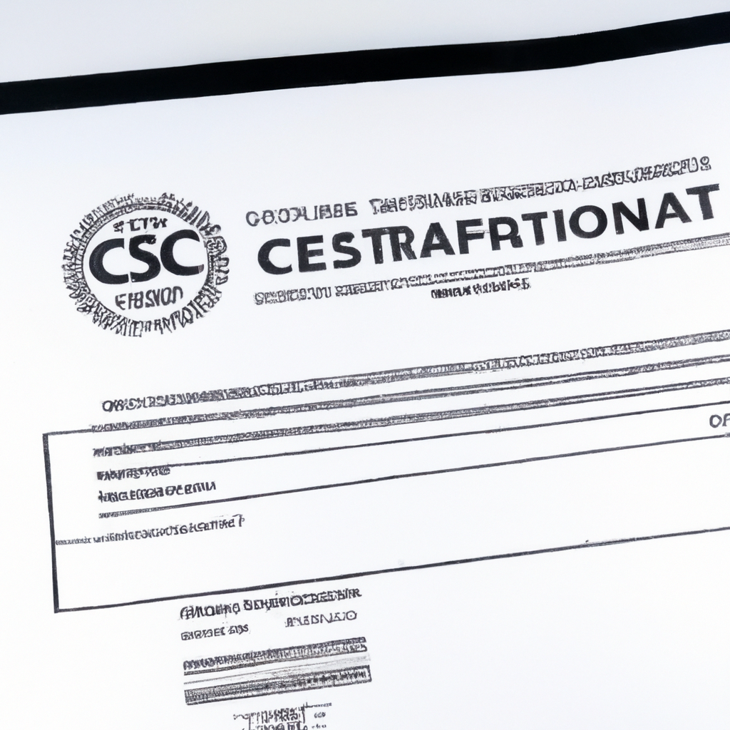 Certifikát ISO